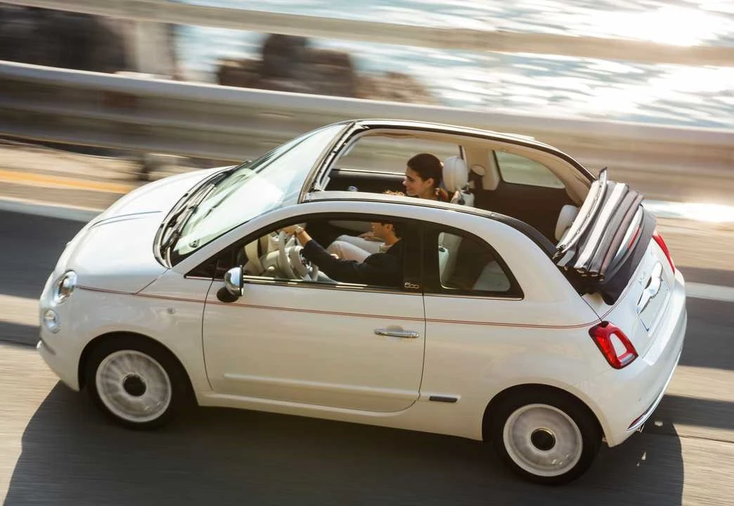 Fiat 500C rental Ibiza