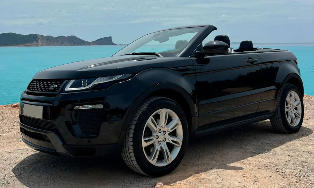 Range Rover Evoque Cabrio rental Ibiza