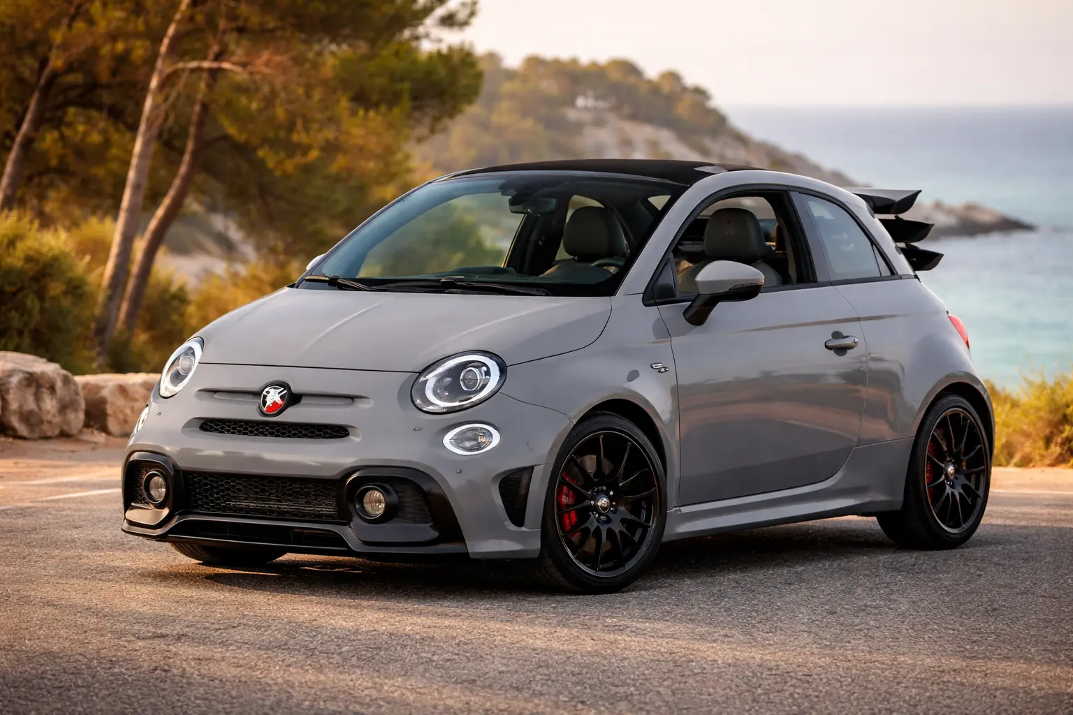 Abarth 595 rental Ibiza