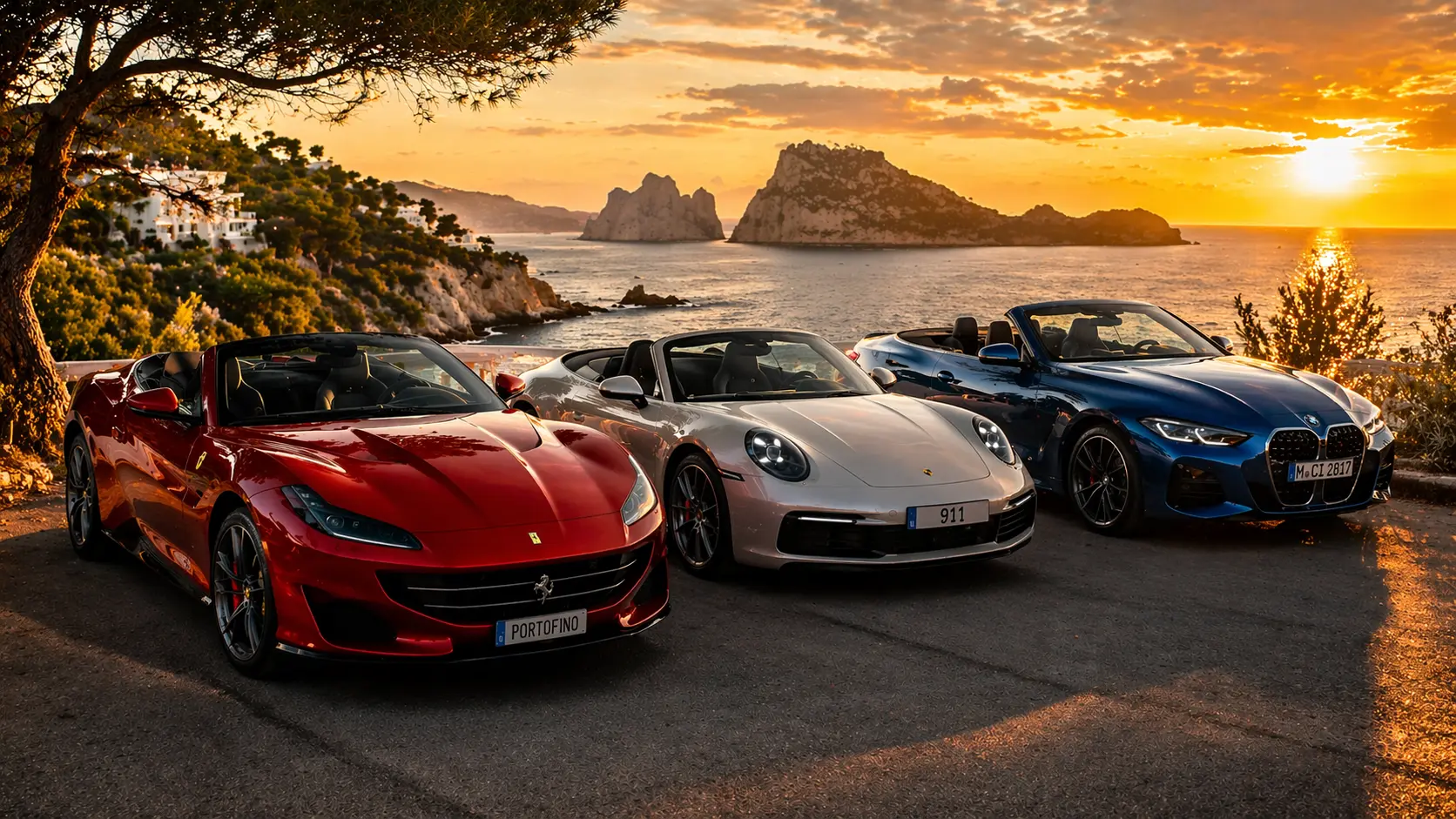 Convertible car hire Ibiza — cabrio rental from €70/day