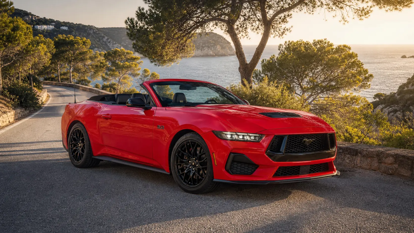 Ford Mustang GT Cabrio rental Ibiza
